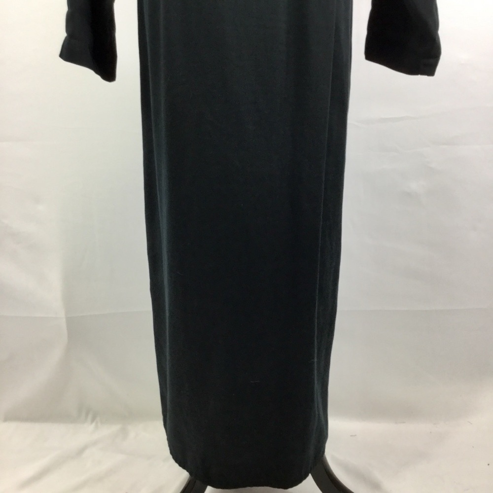 Vintage KIKO COMFORT CLOTHING Empire Waist Maxi Shirt Dress 100% Tencel Size S - Picture 9 of 16
